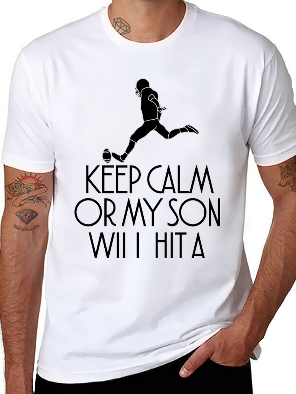 Keep Calm My Son Will Hit a T-Shirt