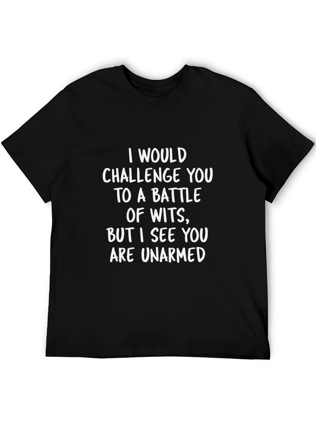 Witty Graphic T-Shirt - Battle of Wits