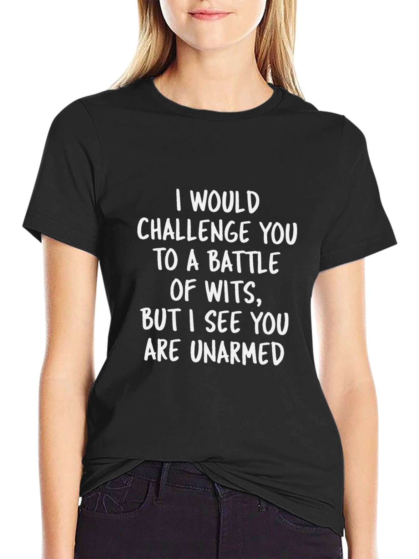 Witty Graphic T-Shirt - Battle of Wits