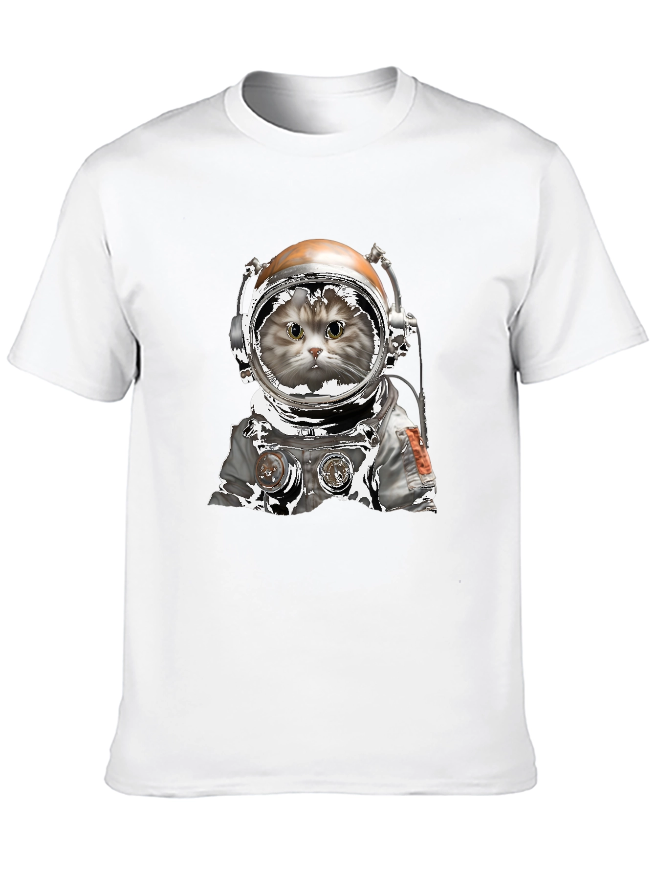 Astronaut Cat Graphic T-Shirt