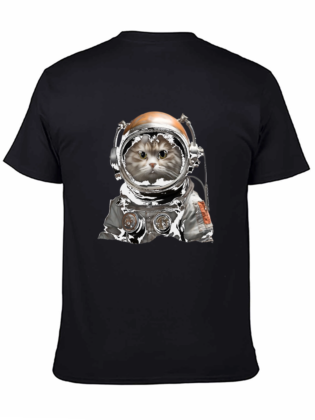 Astronaut Cat Graphic T-Shirt
