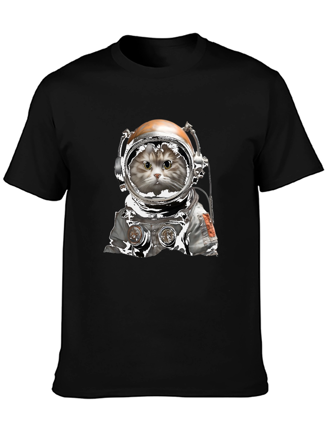 Astronaut Cat Graphic T-Shirt