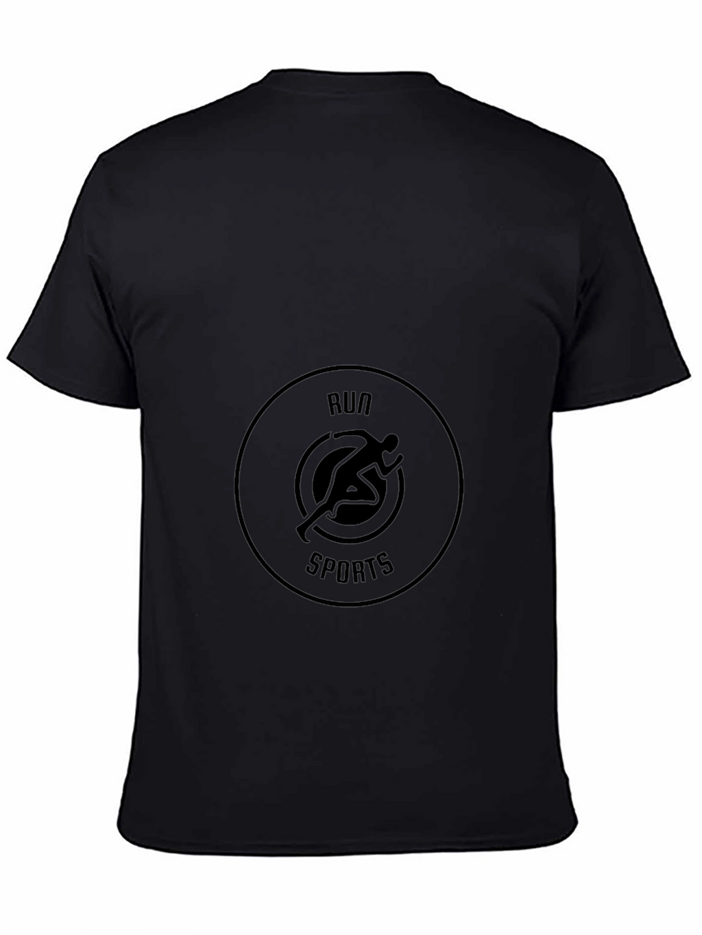 Run Sports Graphic T-Shirt - Black