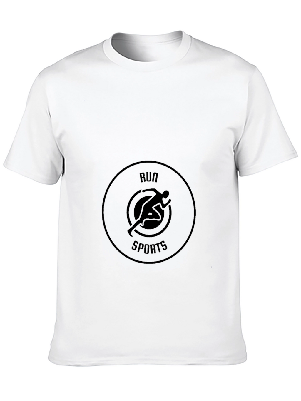 Run Sports Graphic T-Shirt - Black
