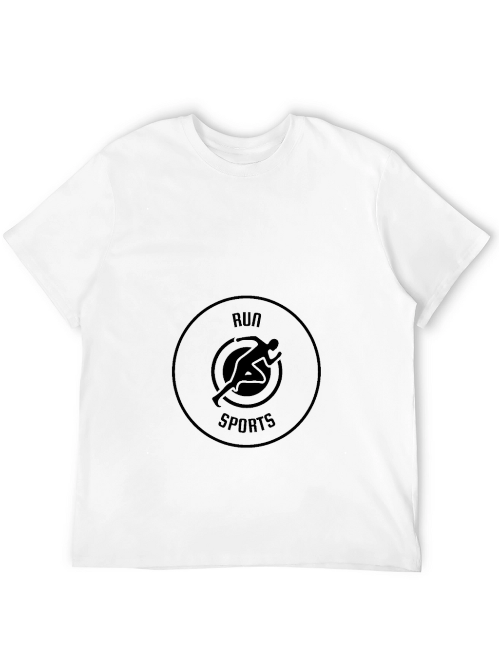 Run Sports Graphic T-Shirt - Black