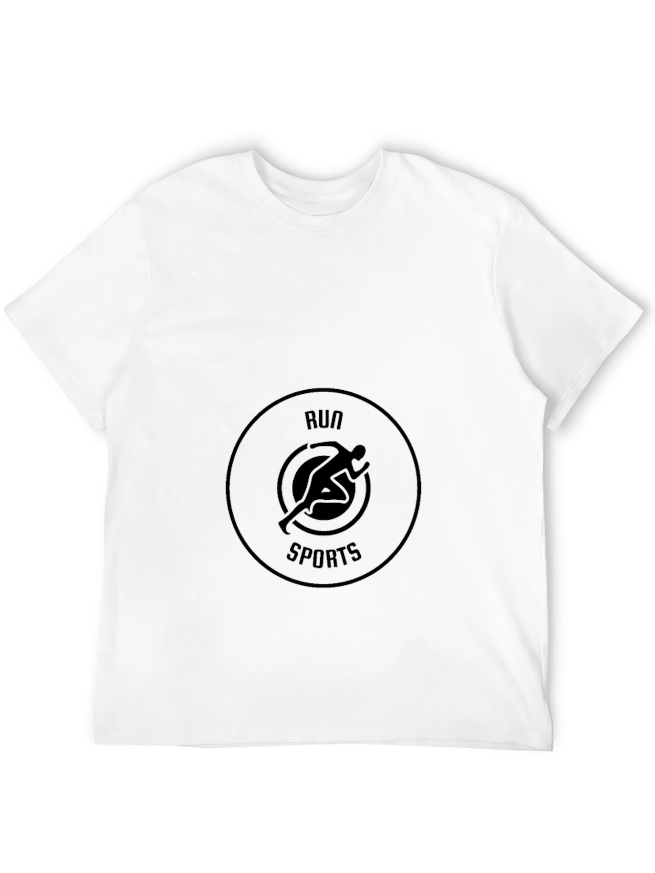 Run Sports Graphic T-Shirt - Black