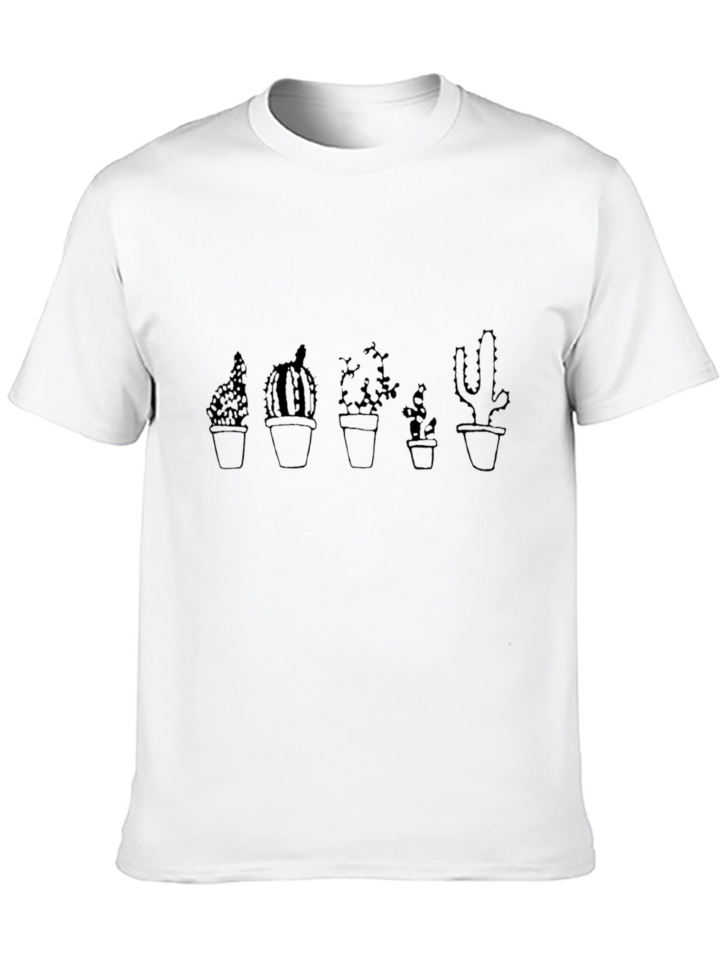 Cactus Graphic Tee - Unisex Black T-Shirt