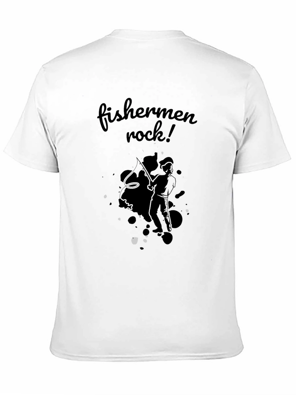 Fishermen Rock! Black T-Shirt