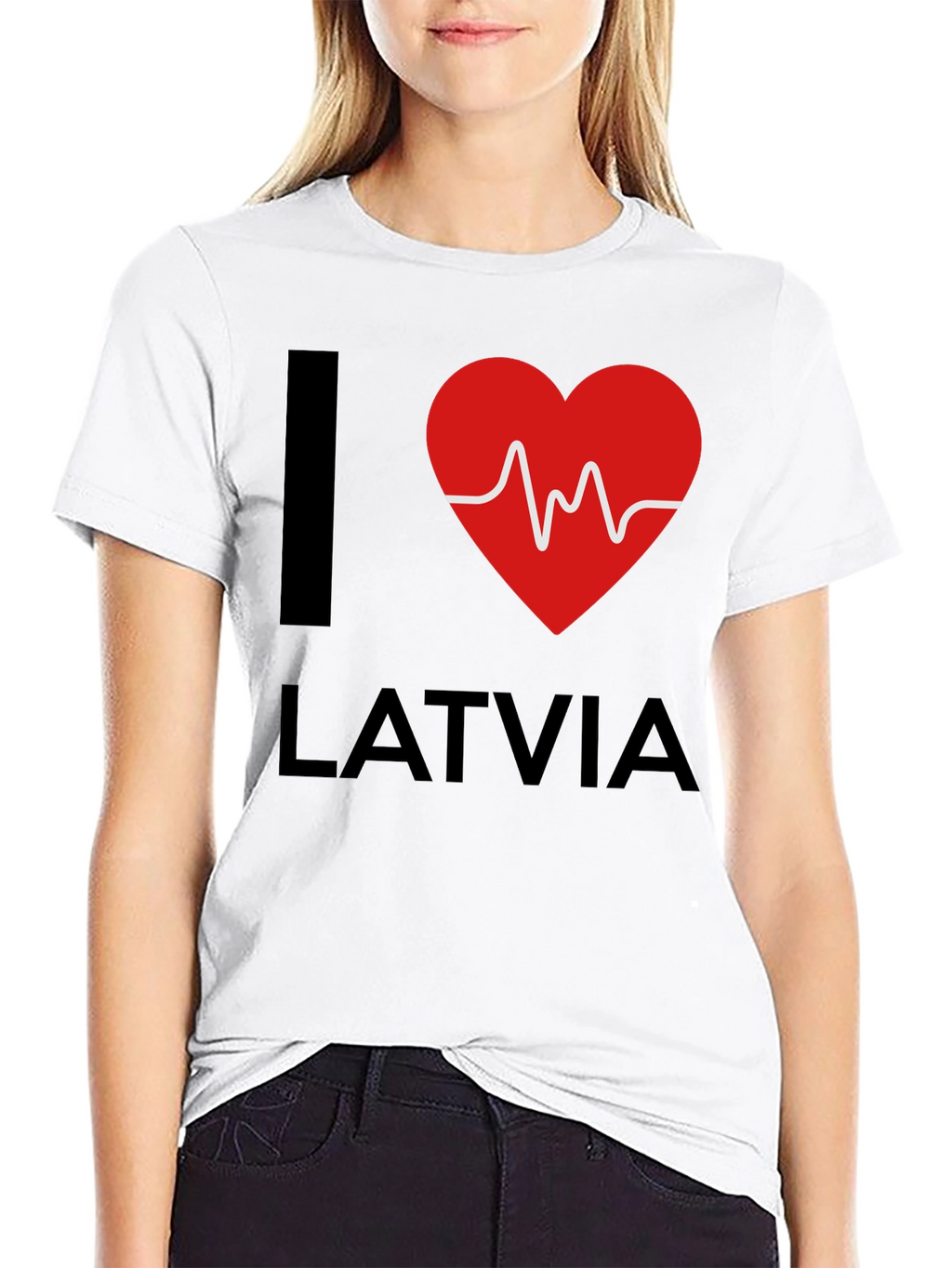 I Heart Latvia T-Shirt - Love Latvia Tee