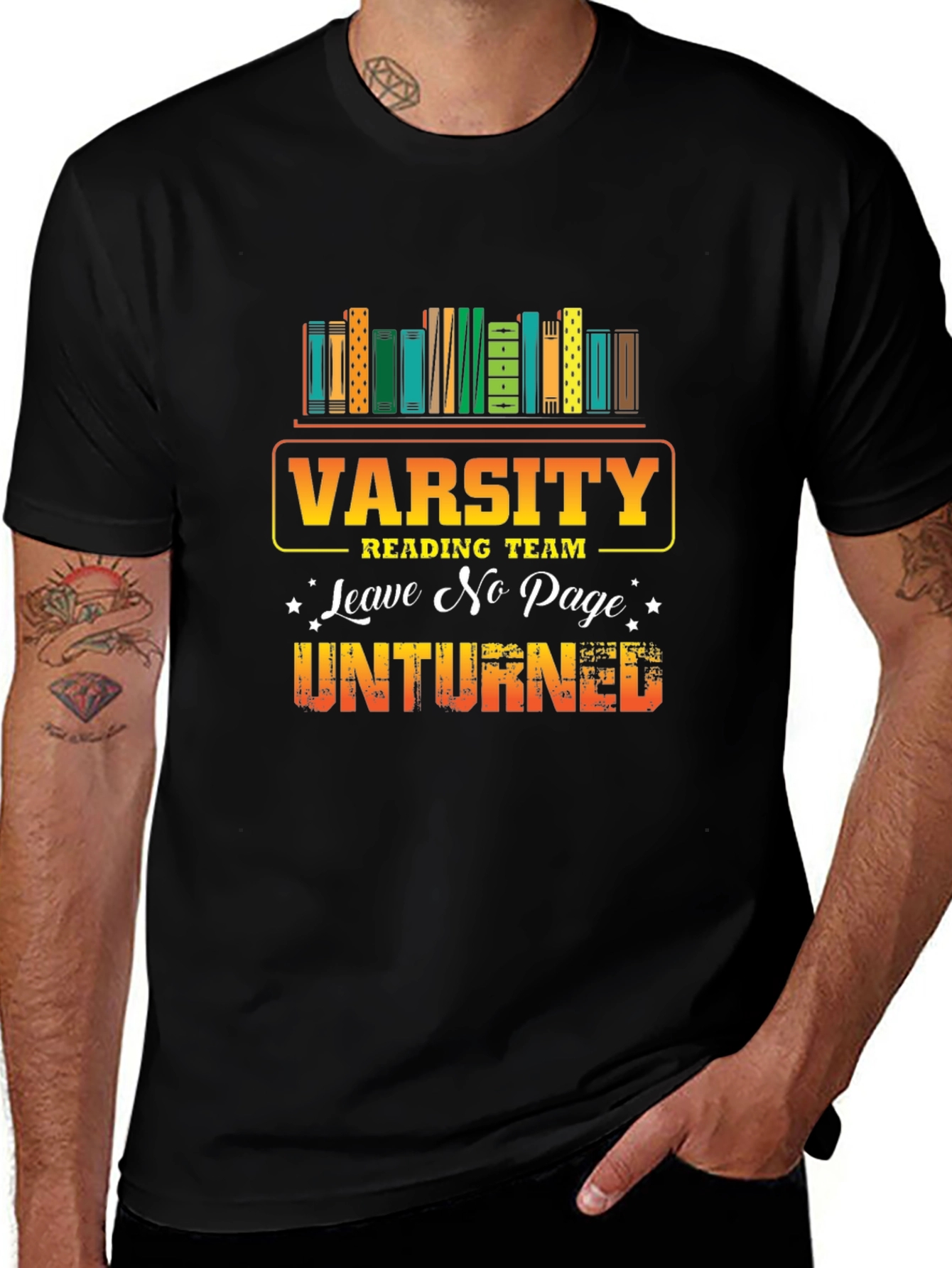 Varsity Reading Team T-Shirt - Book Lover Tee