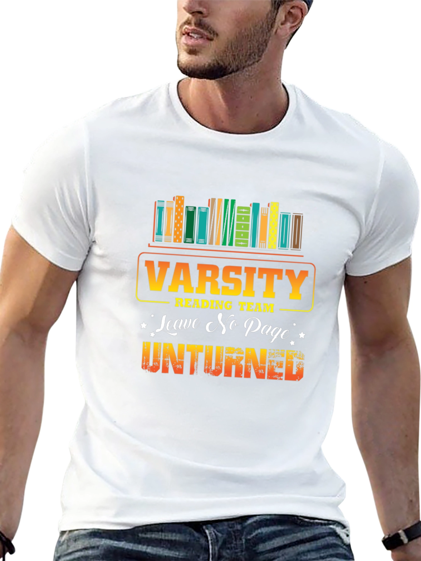 Varsity Reading Team T-Shirt - Book Lover Tee