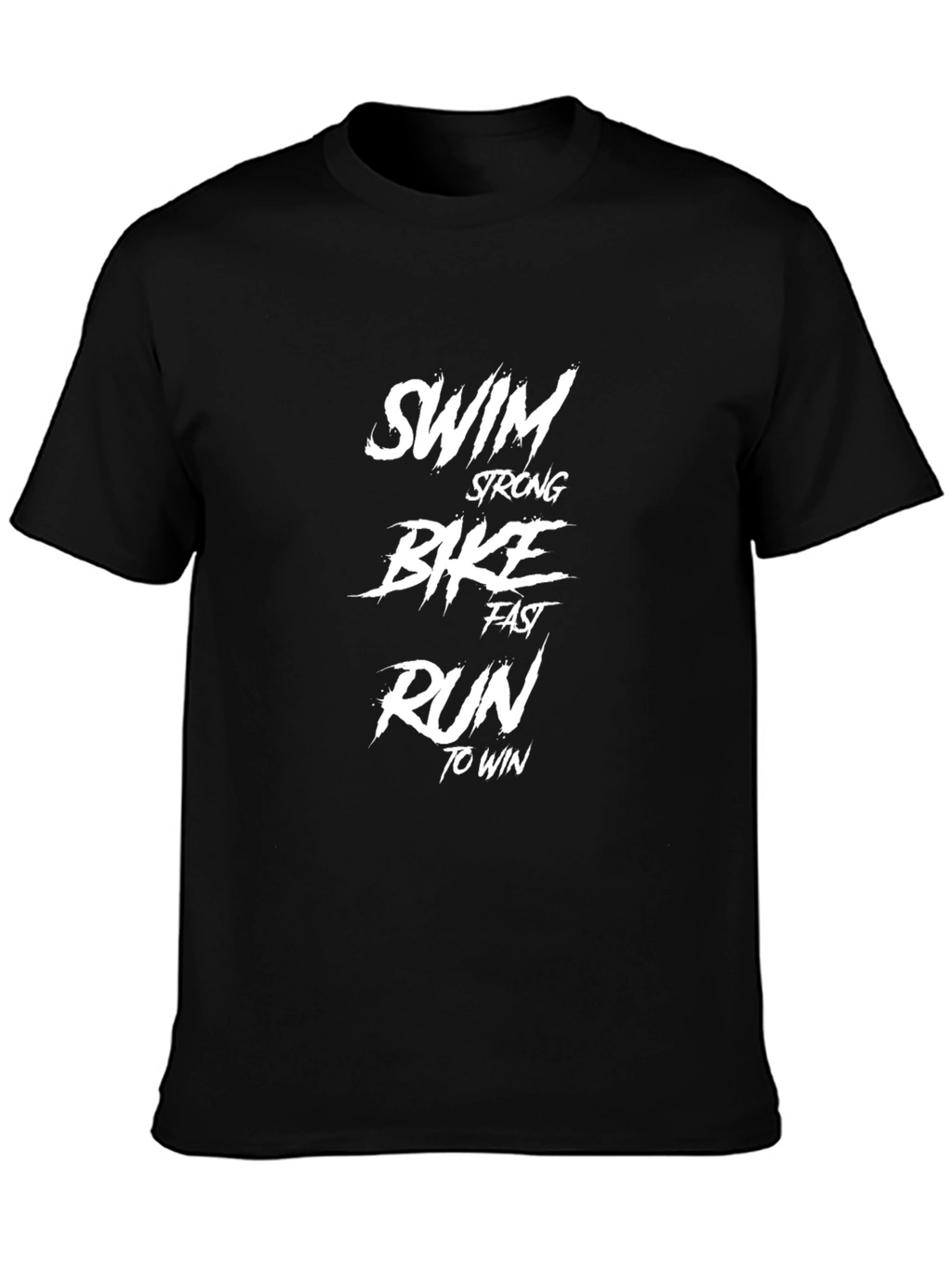 Swim Bike Run T-Shirt - Triathlon Motivation