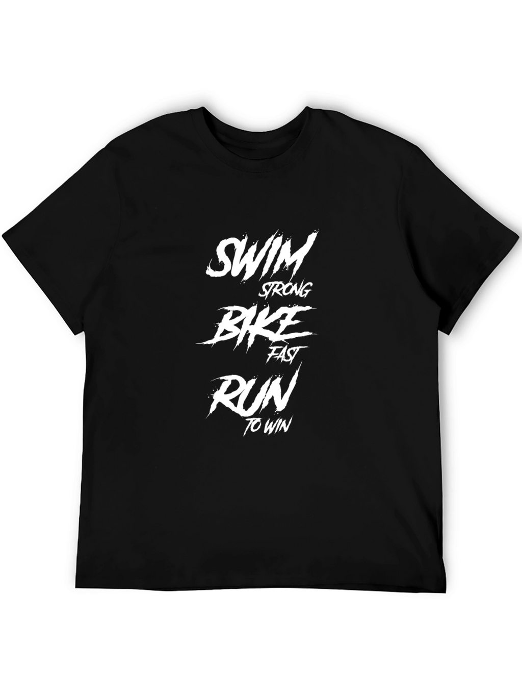 Swim Bike Run T-Shirt - Triathlon Motivation