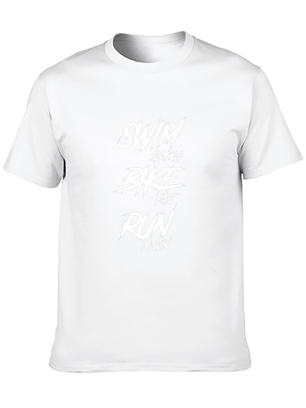 Swim Bike Run T-Shirt - Triathlon Motivation