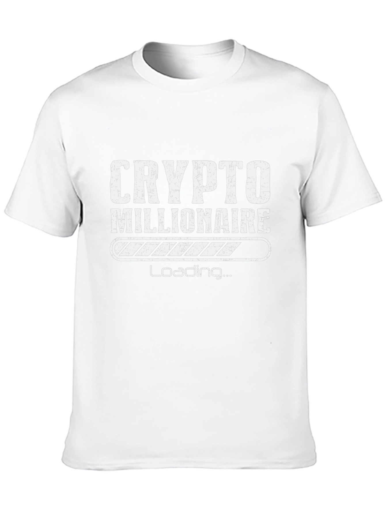 Crypto Millionaire Loading Black T-Shirt