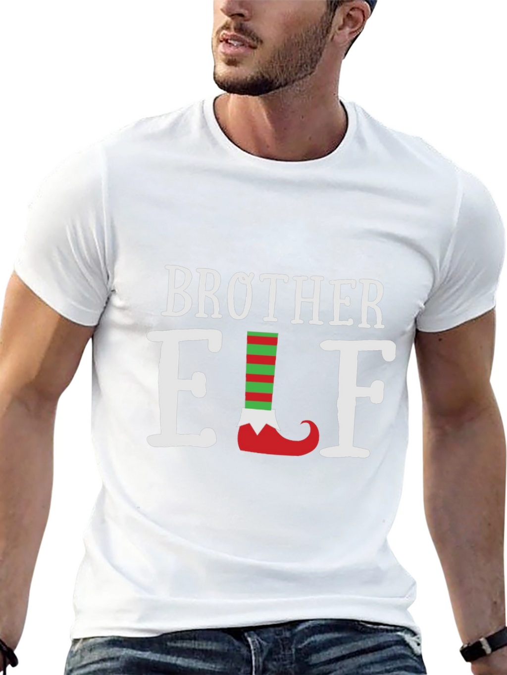 Brother Elf T-Shirt Festive Holiday Tee