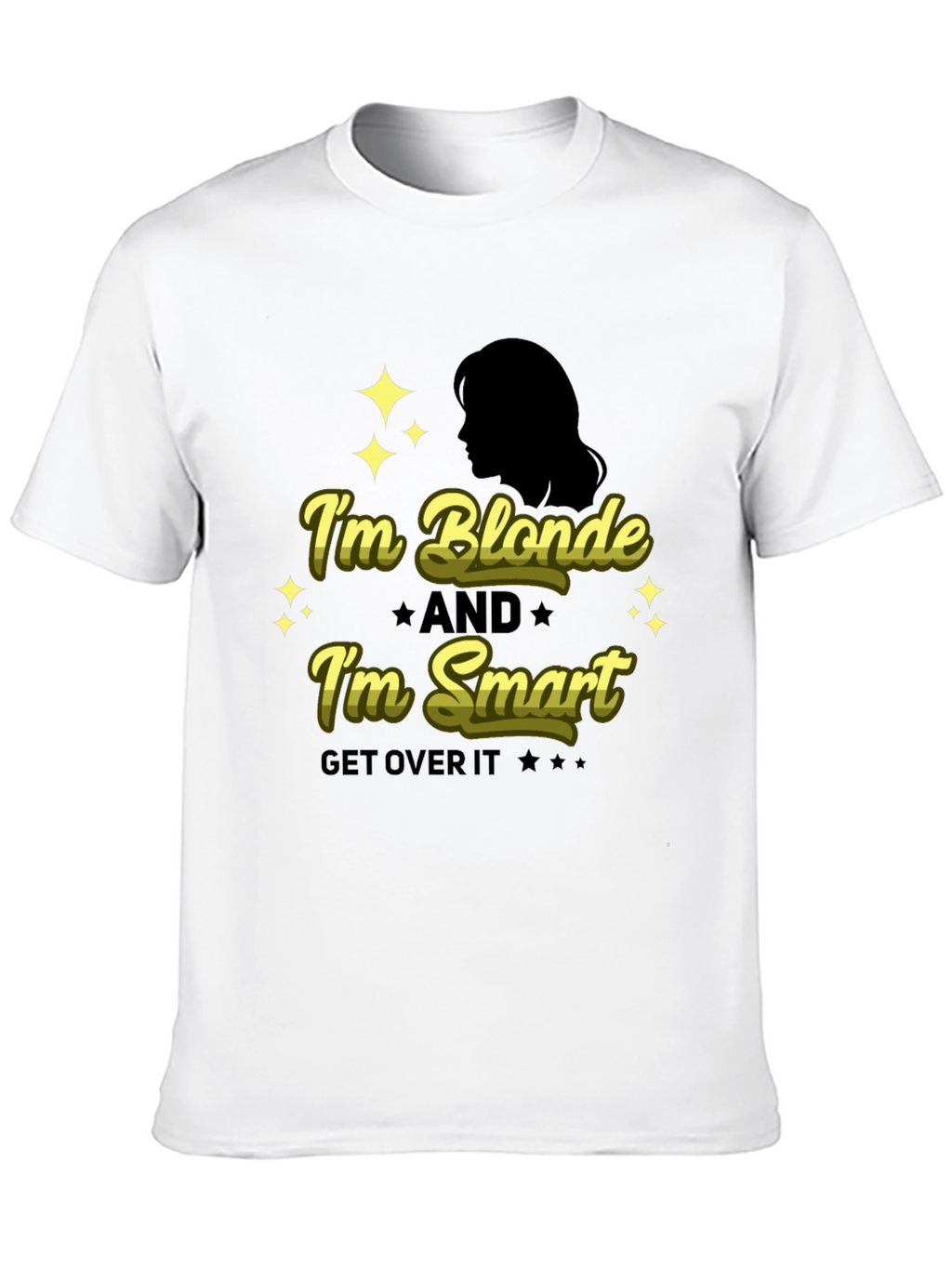 Blonde & Smart Graphic Tee - Black Unisex Shirt