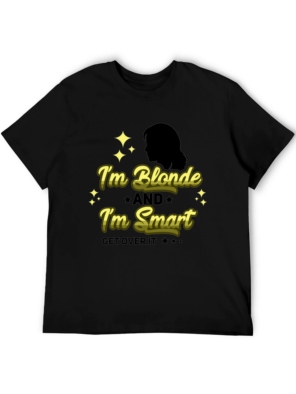 Blonde & Smart Graphic Tee - Black Unisex Shirt