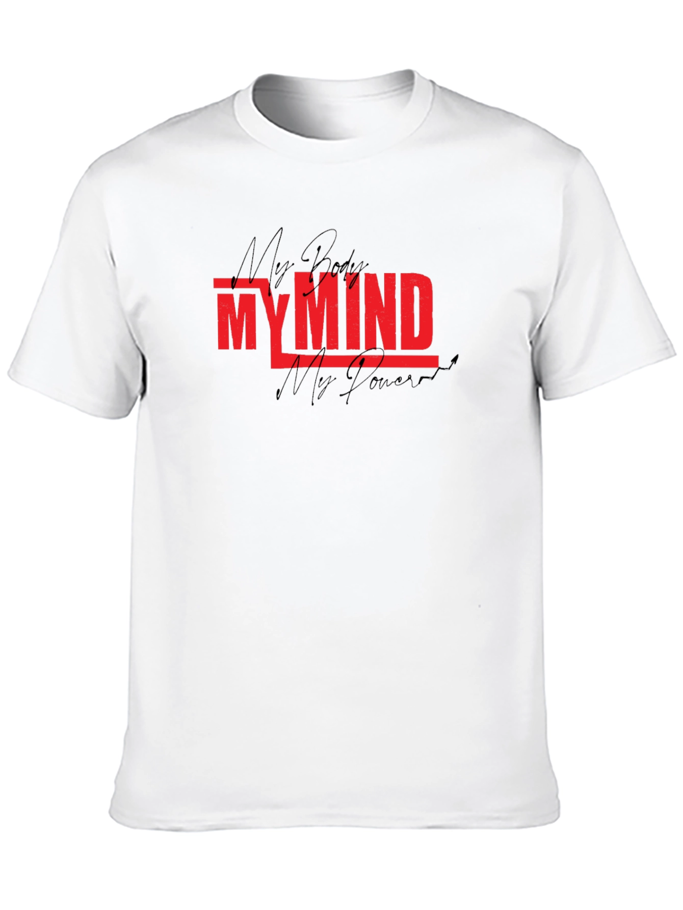 My Mind My Power Graphic Tee - Black