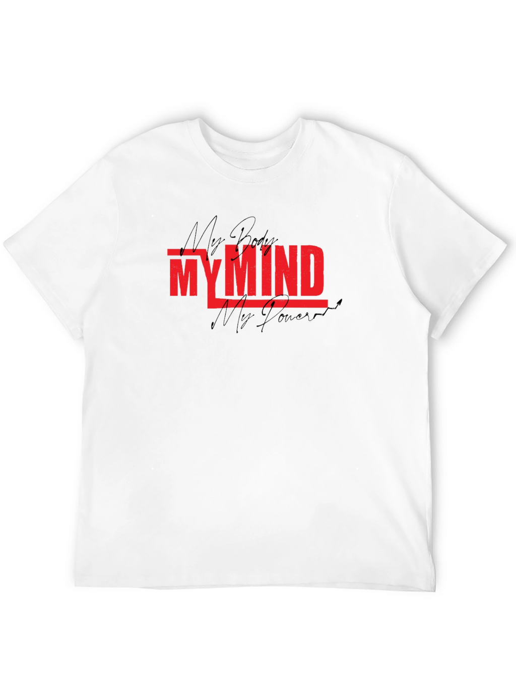 My Mind My Power Graphic Tee - Black
