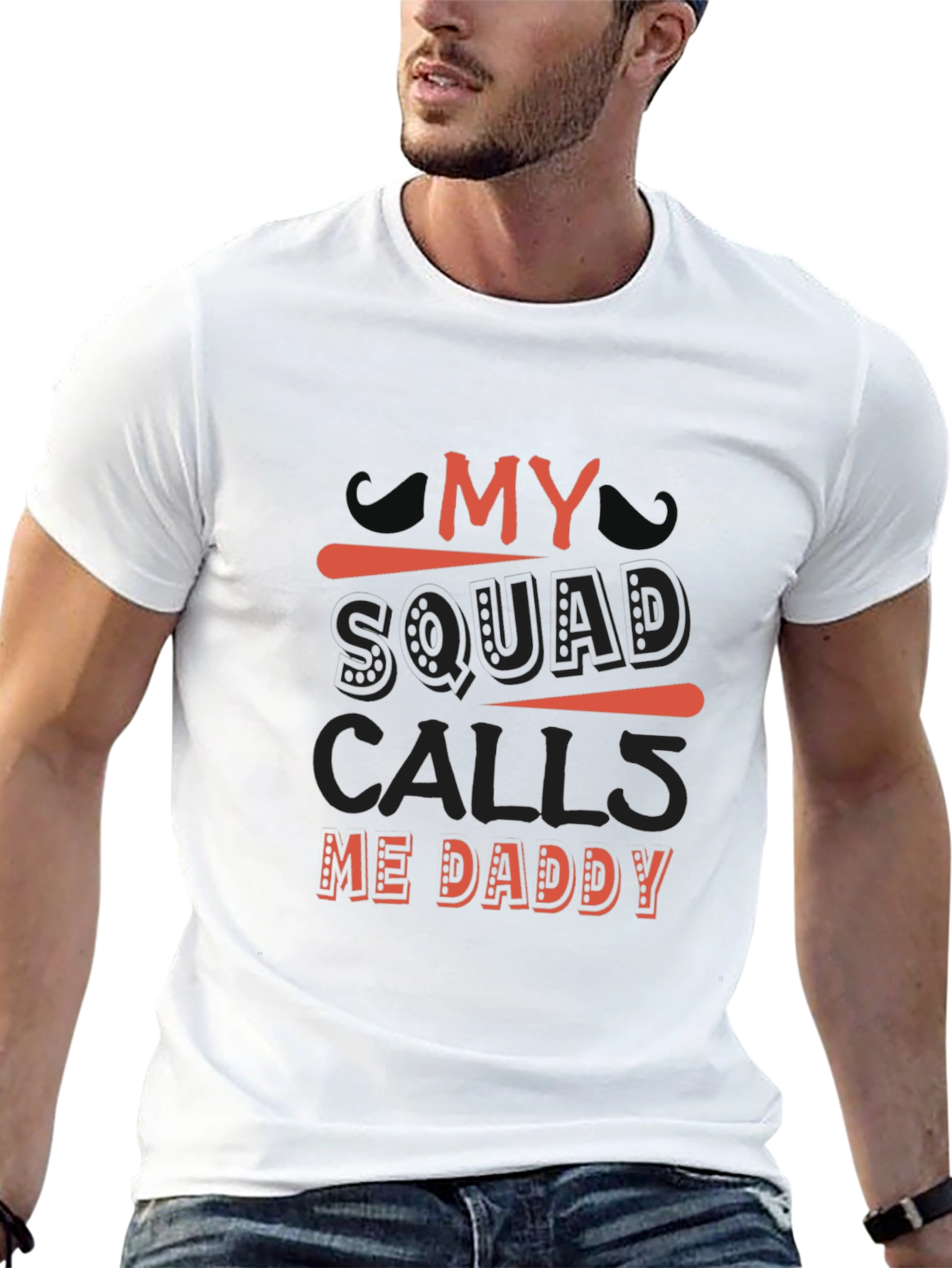 My Squad Calls Me Daddy T-Shirt - Black