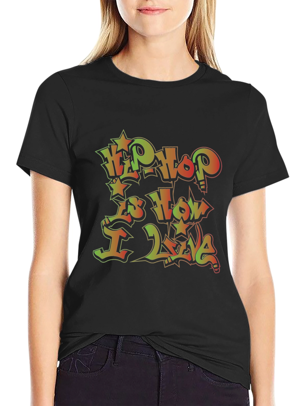 Hip Hop Is How I Live Graphic T-Shirt