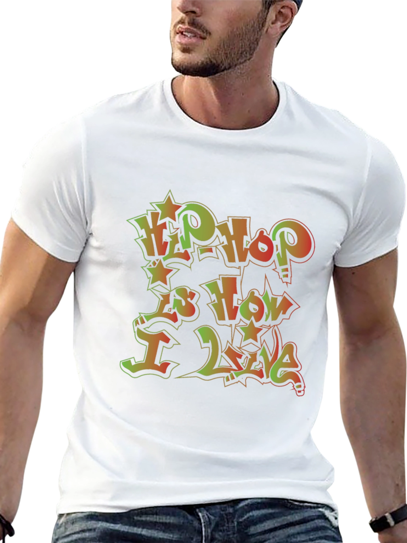Hip Hop Is How I Live Graphic T-Shirt