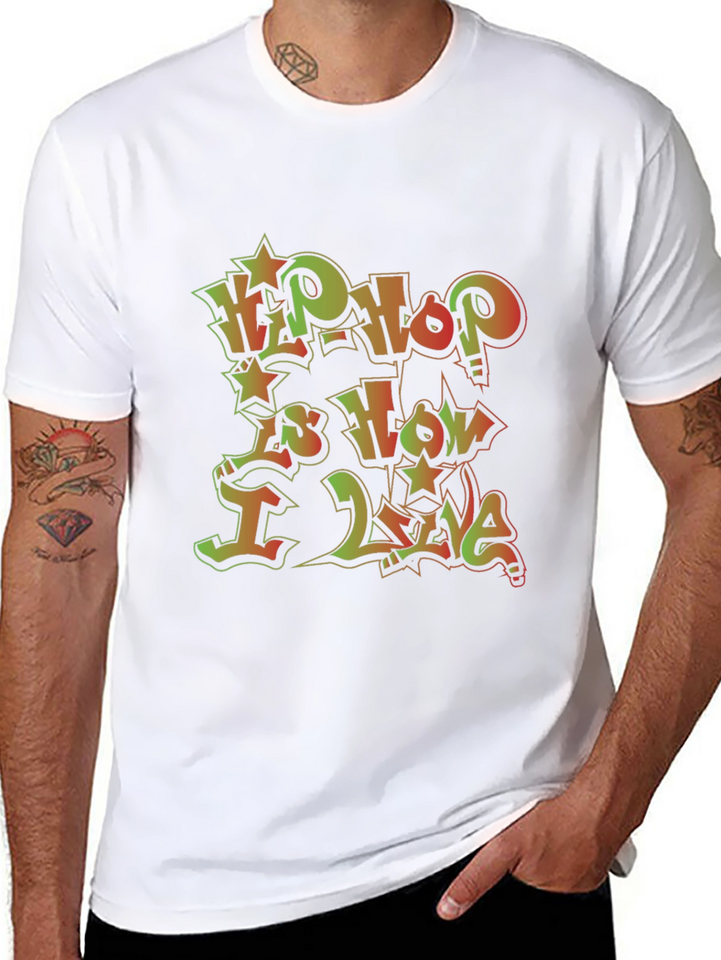 Hip Hop Is How I Live Graphic T-Shirt