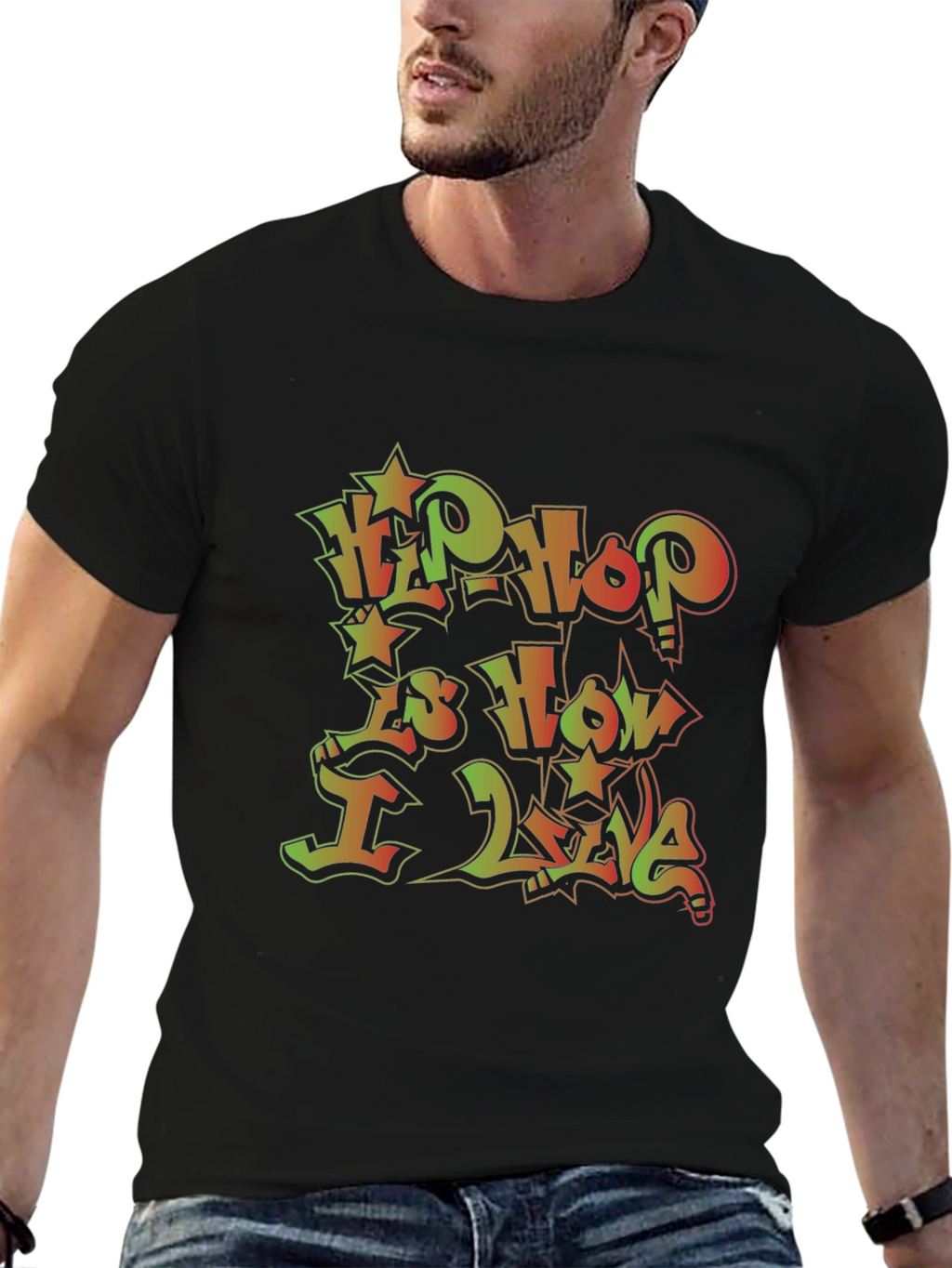 Hip Hop Is How I Live Graphic T-Shirt