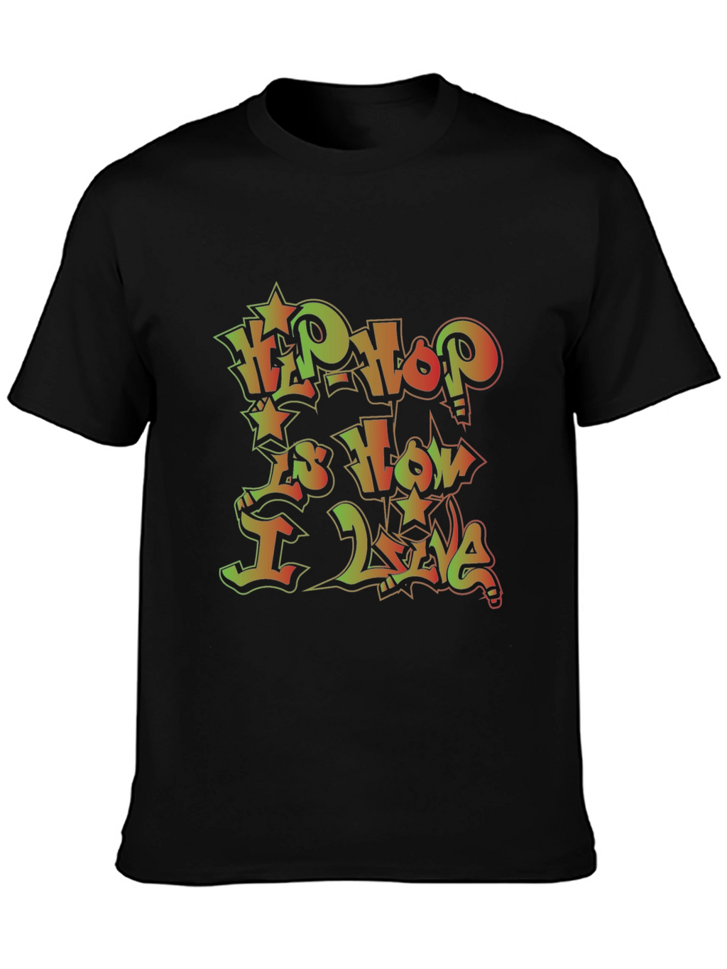 Hip Hop Is How I Live Graphic T-Shirt