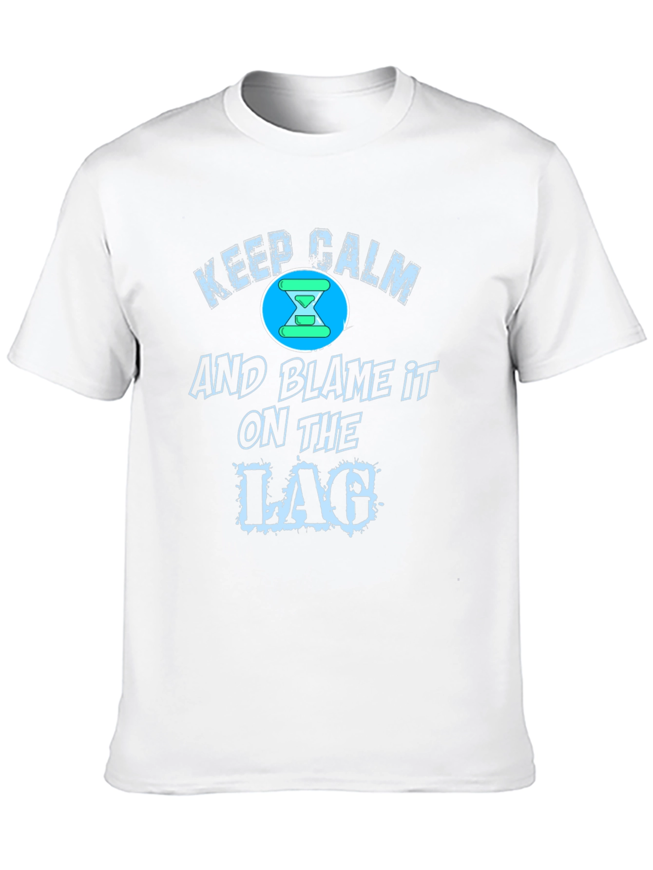 Keep Calm Blame Lag Funny Gamer T-Shirt