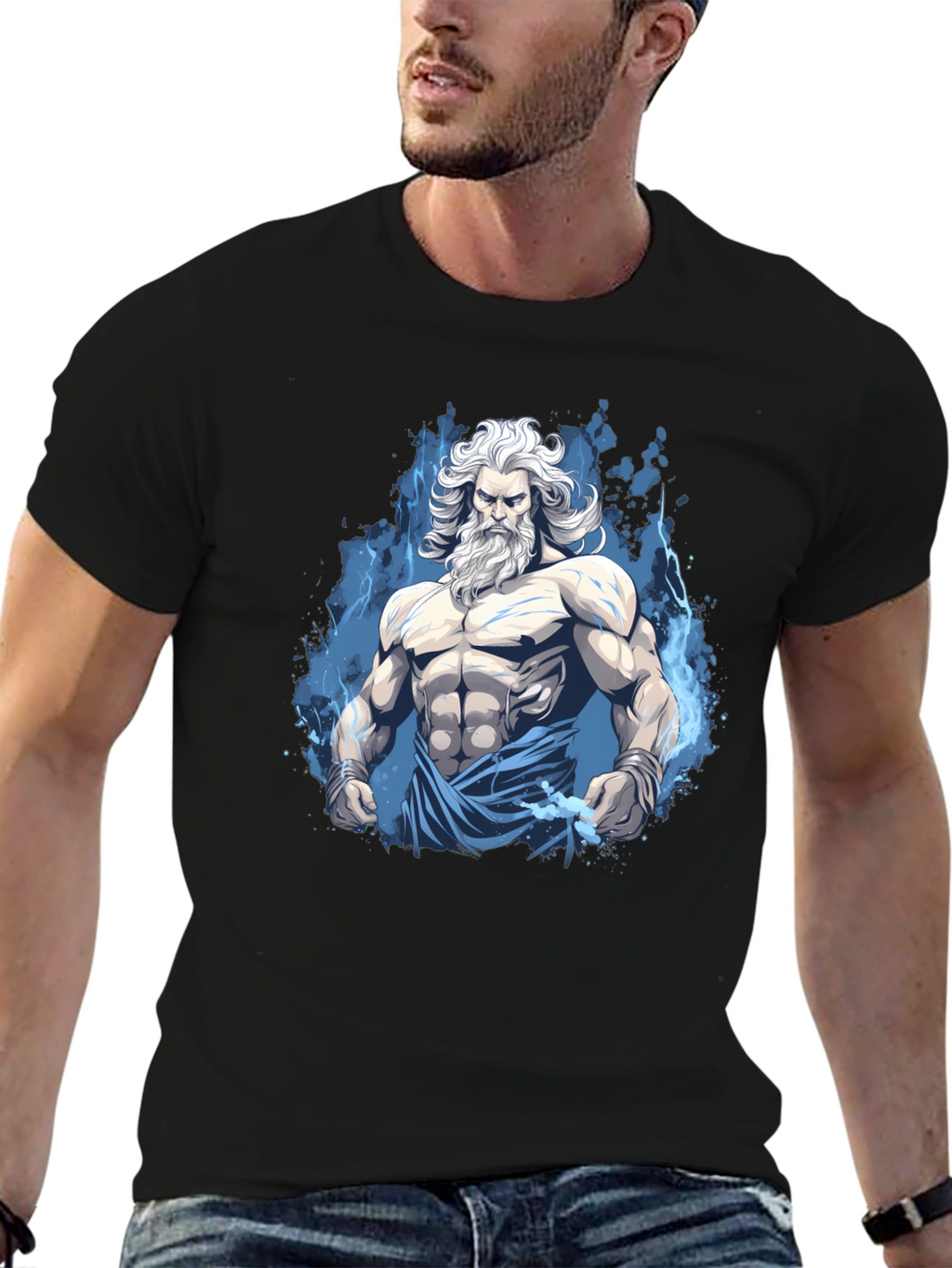 Zeus Graphic T-Shirt - Mythical God Design