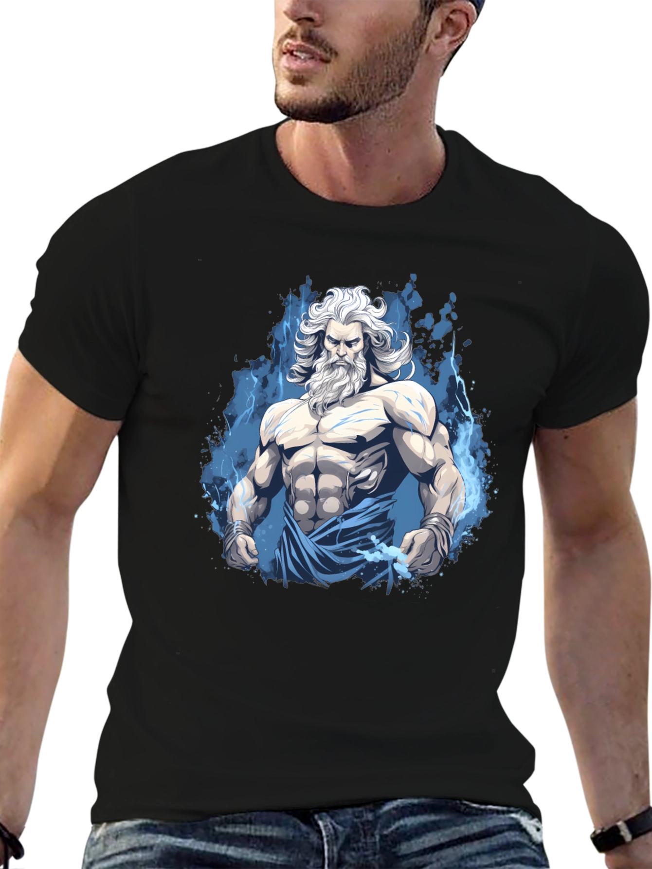 Zeus Graphic T-Shirt - Mythical God Design