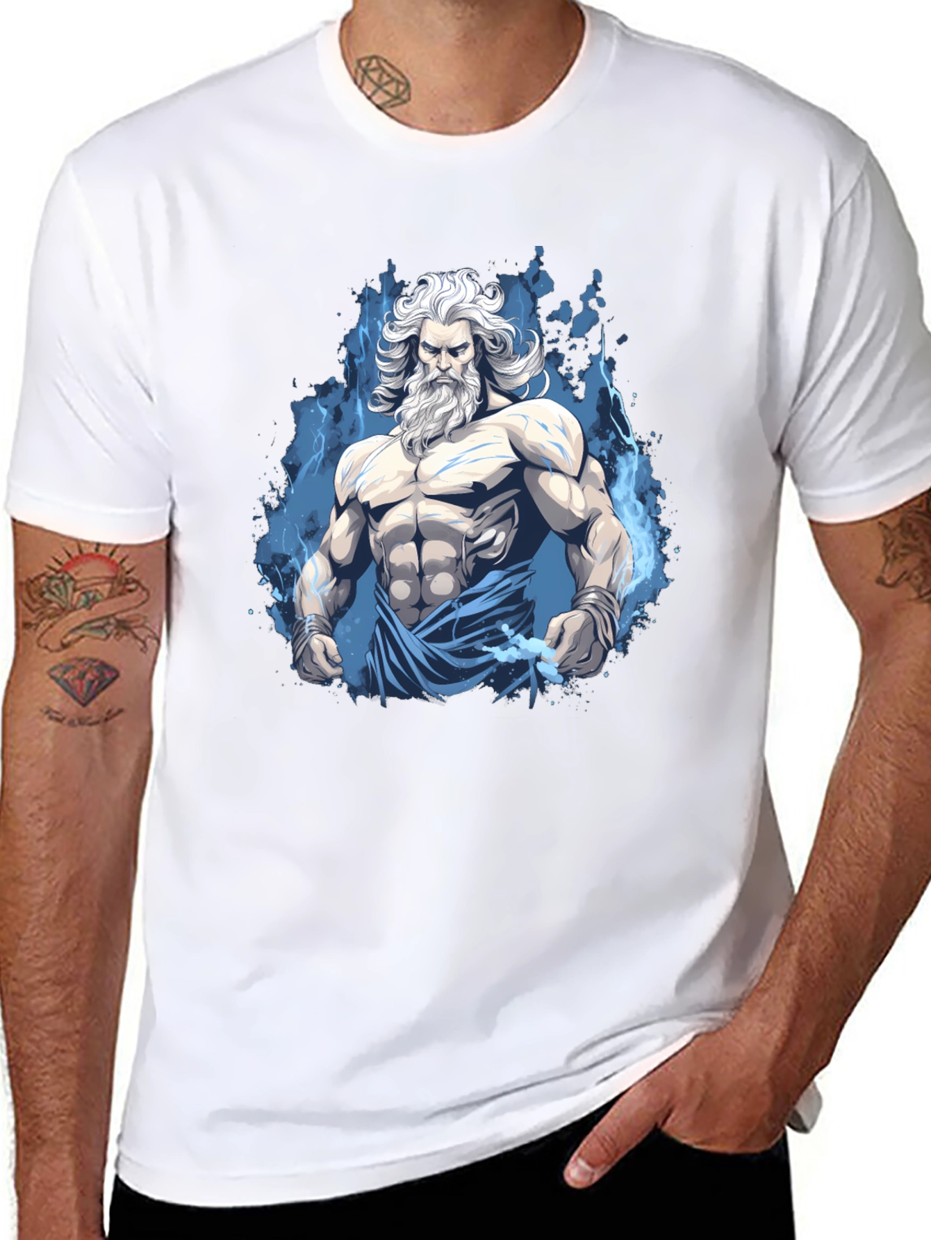 Zeus Graphic T-Shirt - Mythical God Design