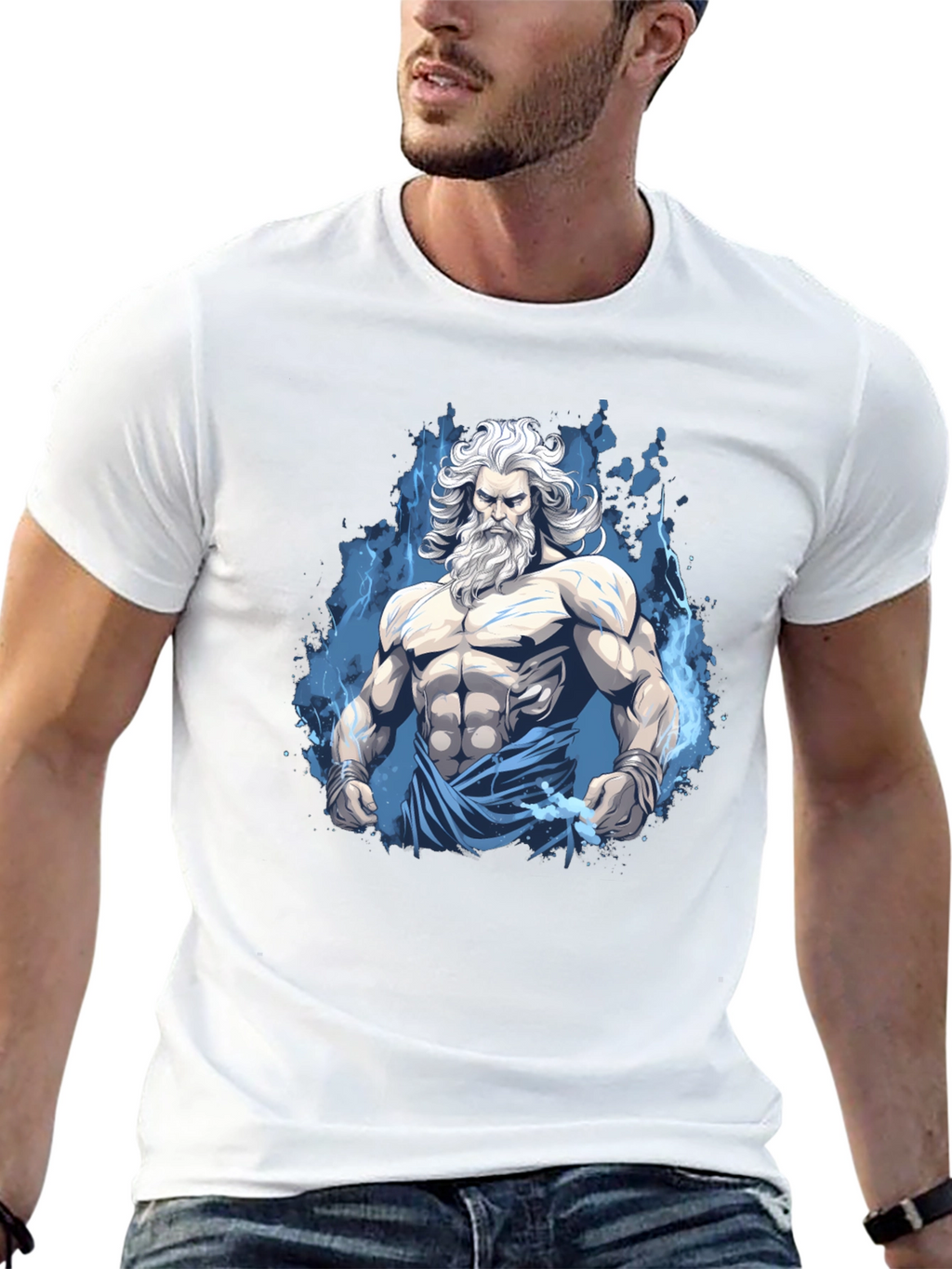 Zeus Graphic T-Shirt - Mythical God Design