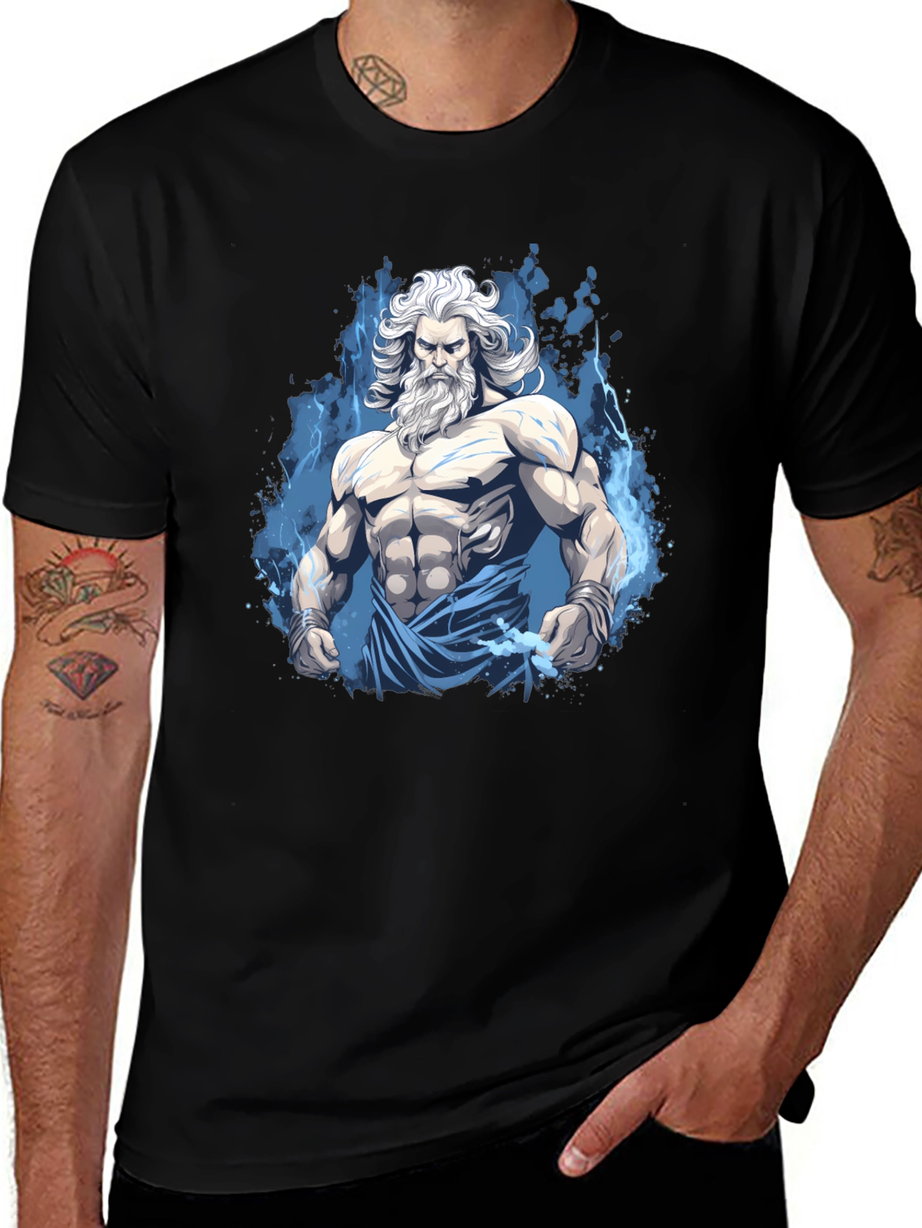 Zeus Graphic T-Shirt - Mythical God Design
