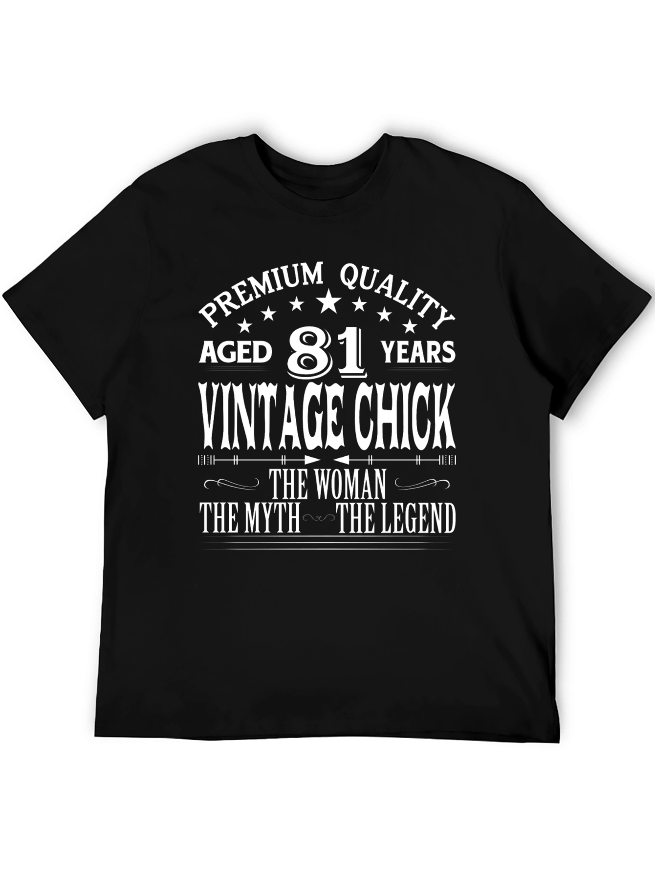Vintage Chick 81st Birthday T-Shirt