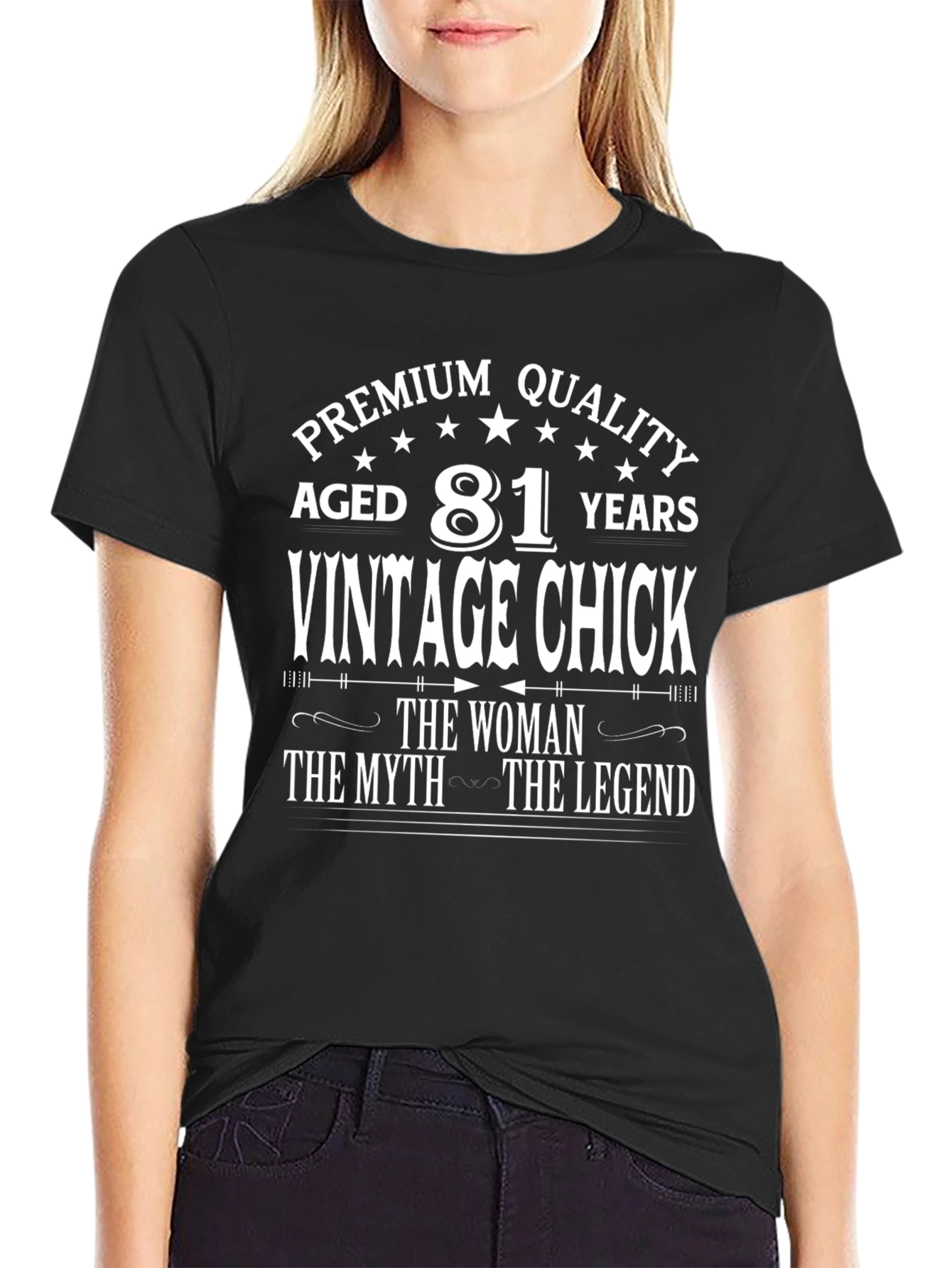 Vintage Chick 81st Birthday T-Shirt