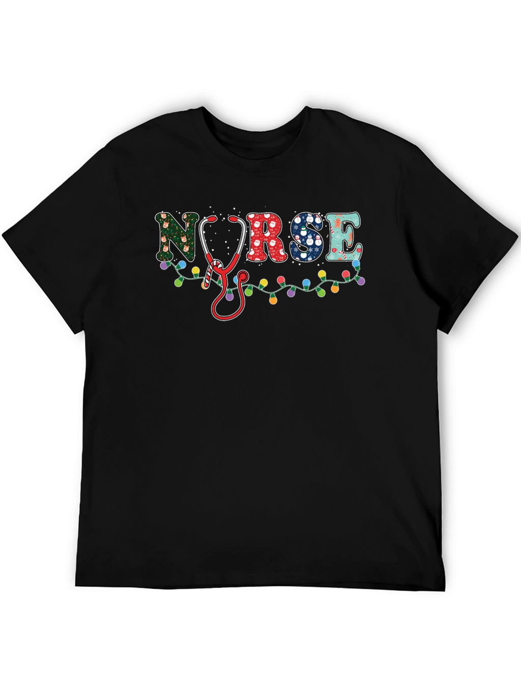 Festive Nurse Christmas T-Shirt