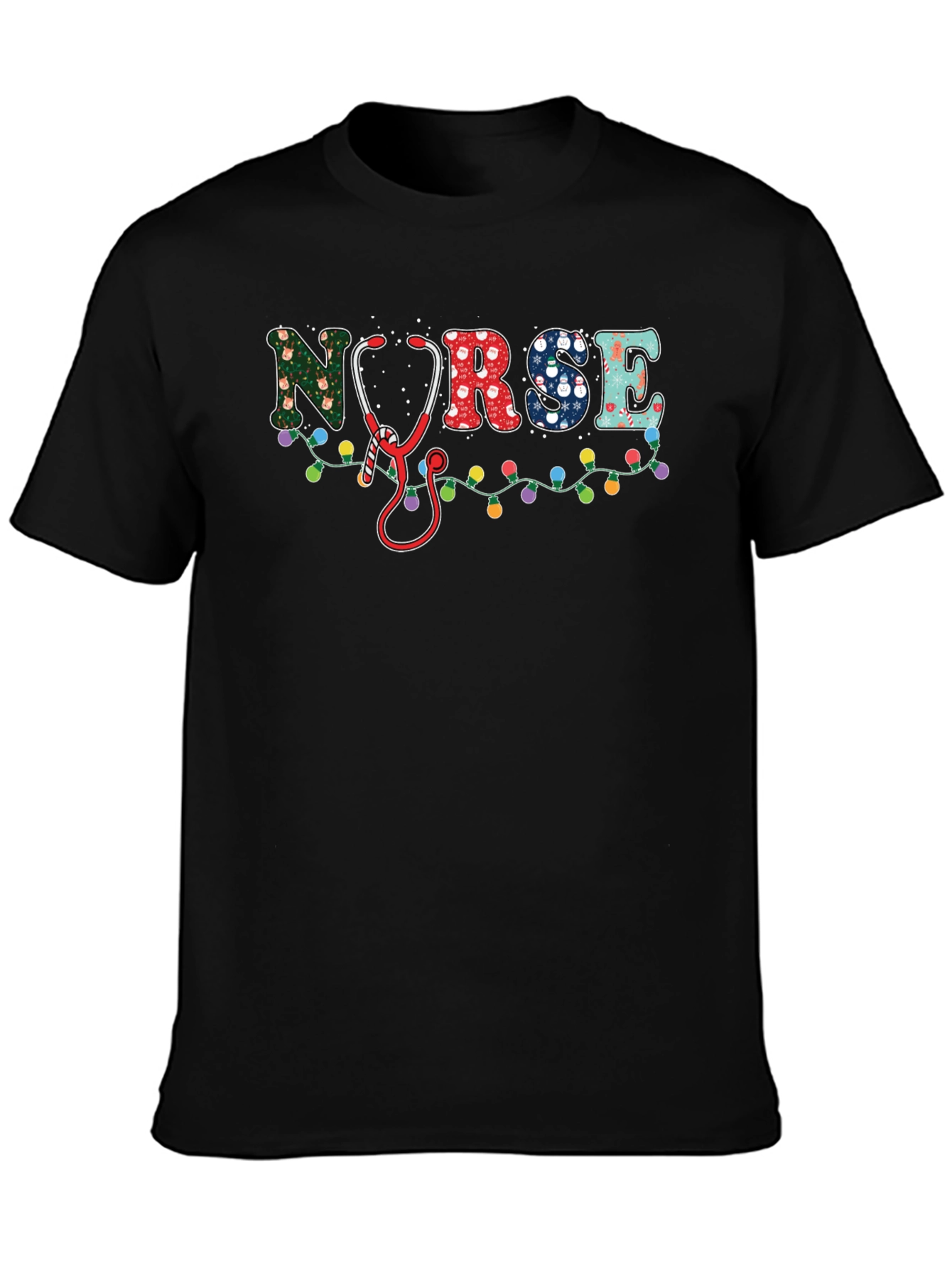 Festive Nurse Christmas T-Shirt