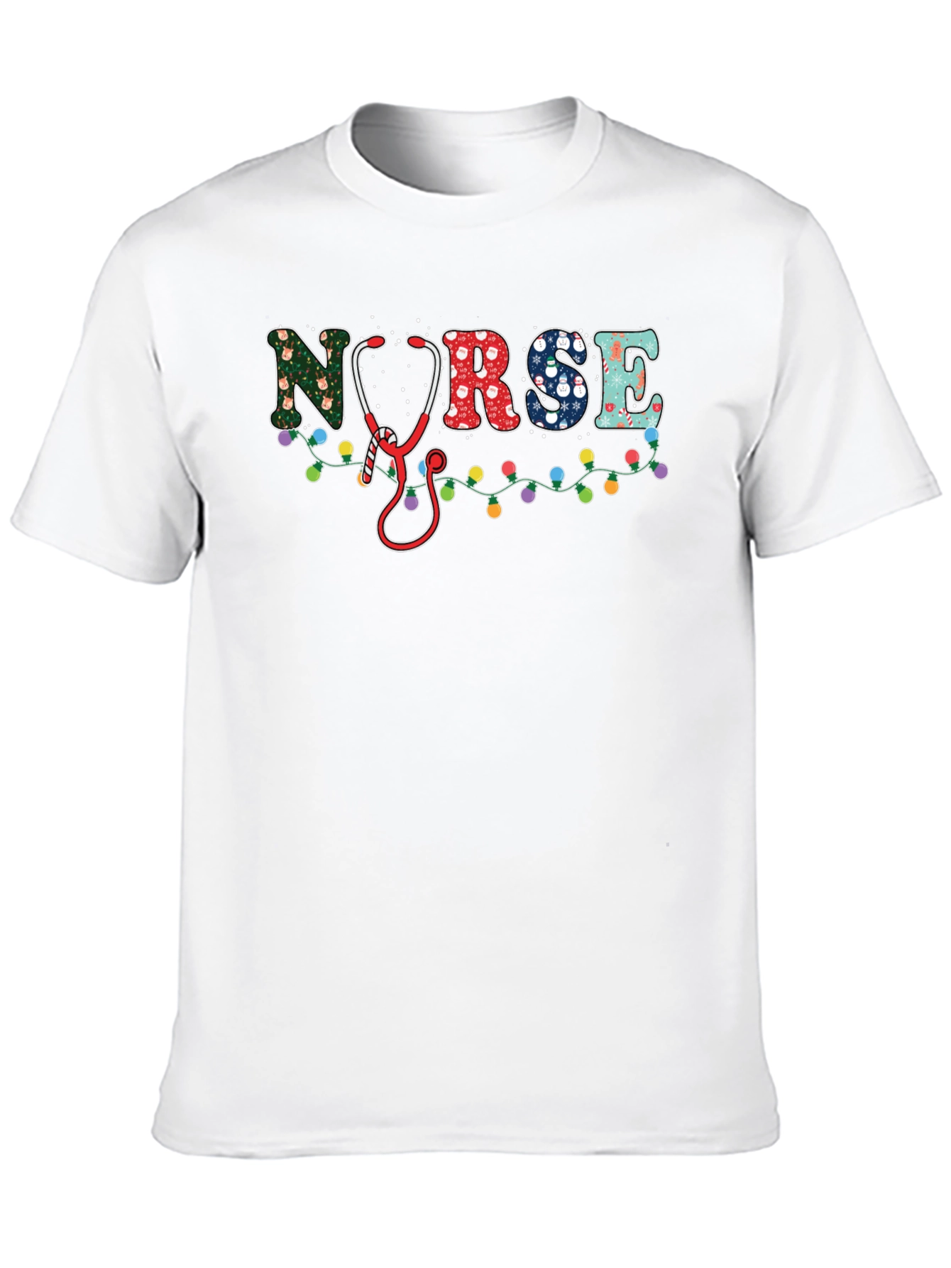 Festive Nurse Christmas T-Shirt