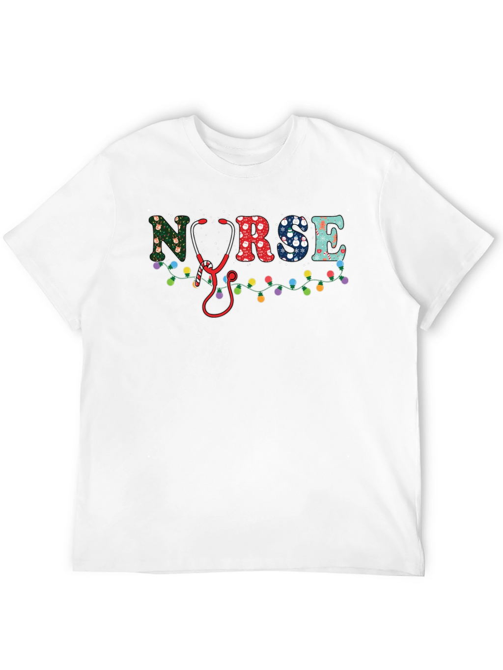 Festive Nurse Christmas T-Shirt