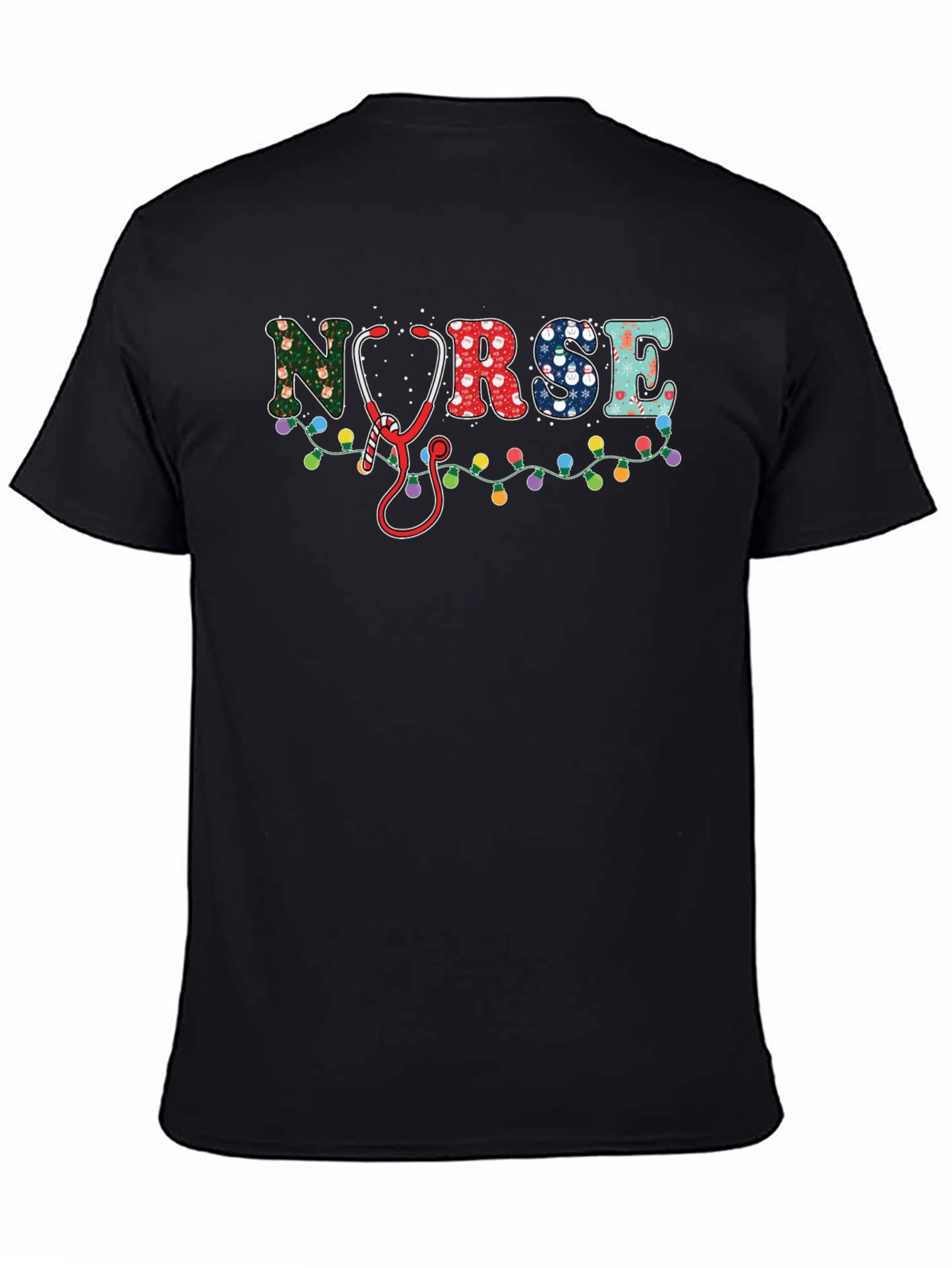 Festive Nurse Christmas T-Shirt