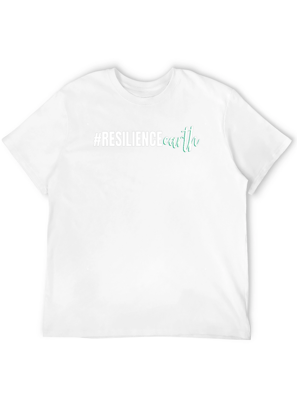Resilience Earth Graphic Tee - Stylish Black T-Shirt