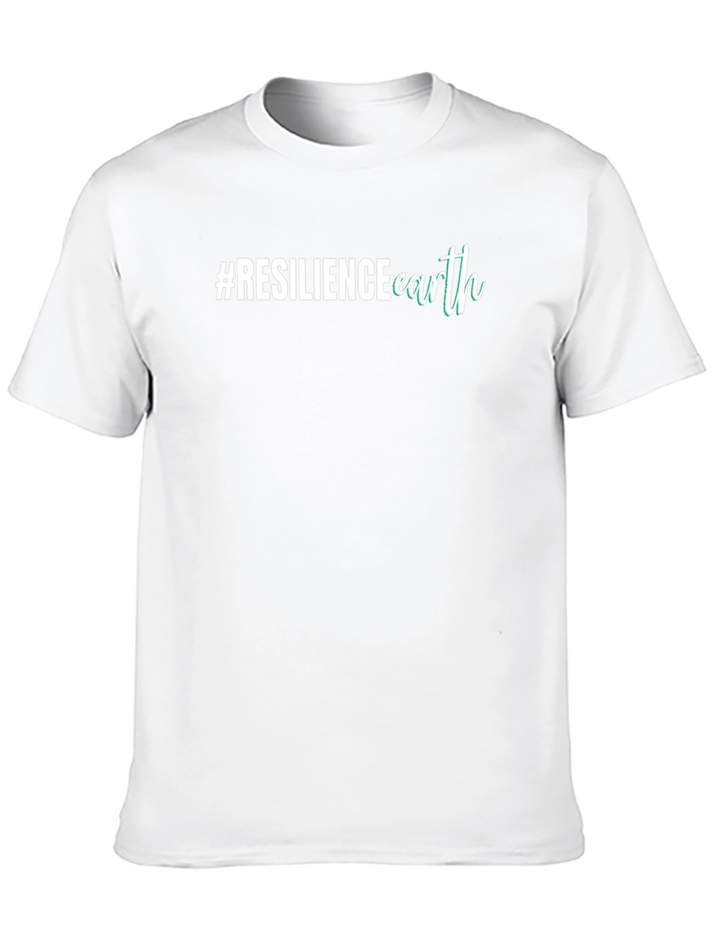 Resilience Earth Graphic Tee - Stylish Black T-Shirt