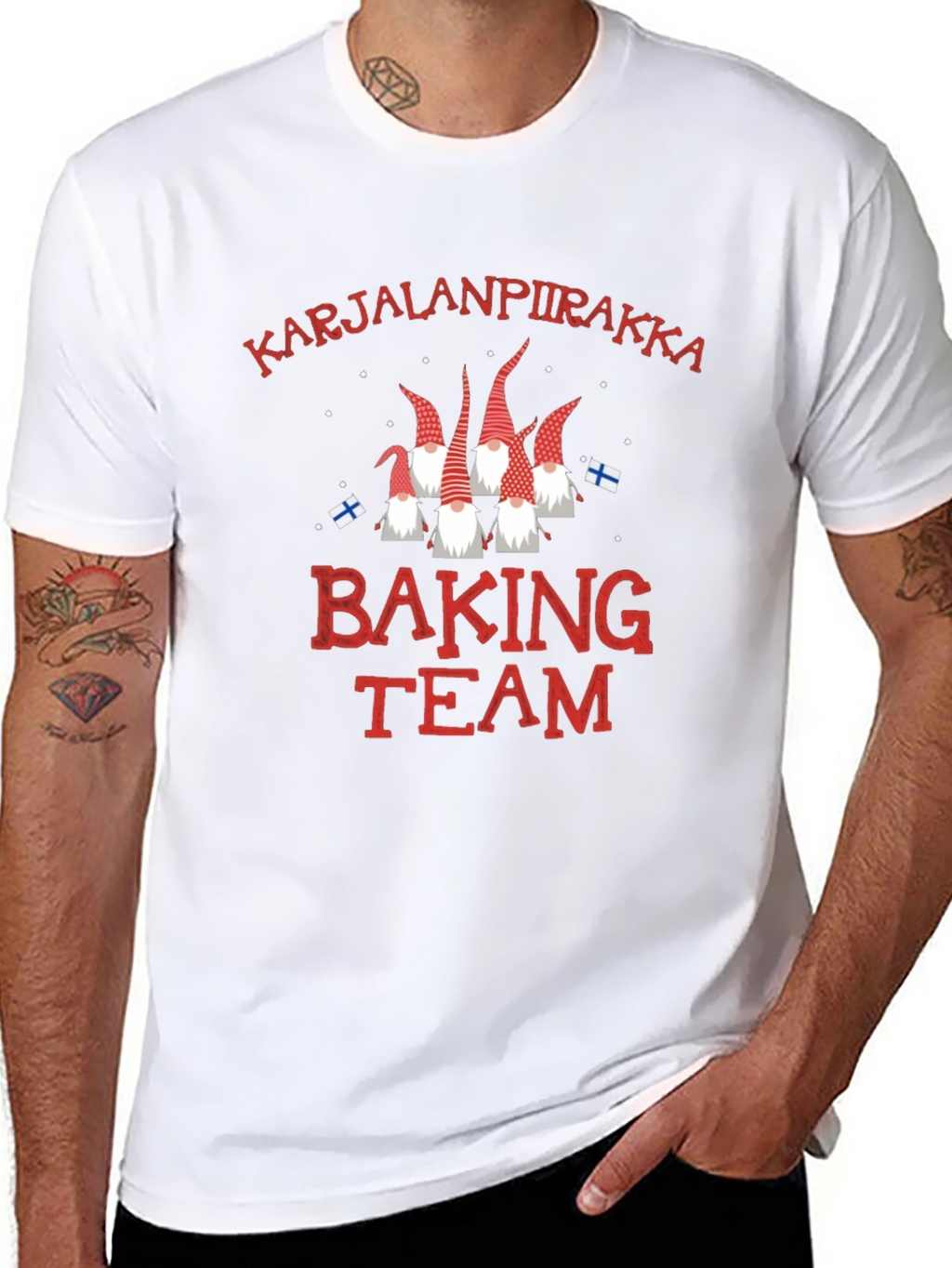 Karjalanpiirakka Baking Team T-Shirt