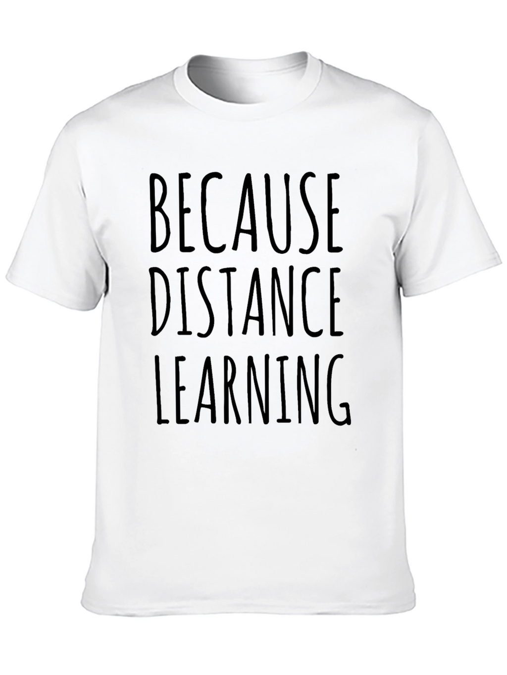 Distance Learning Black T-Shirt