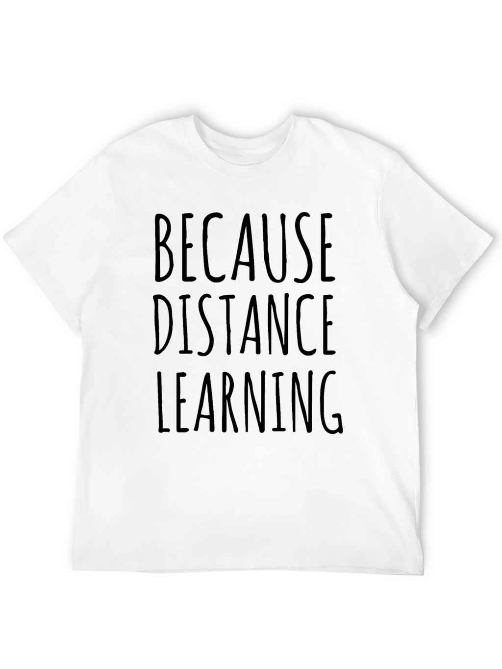 Distance Learning Black T-Shirt