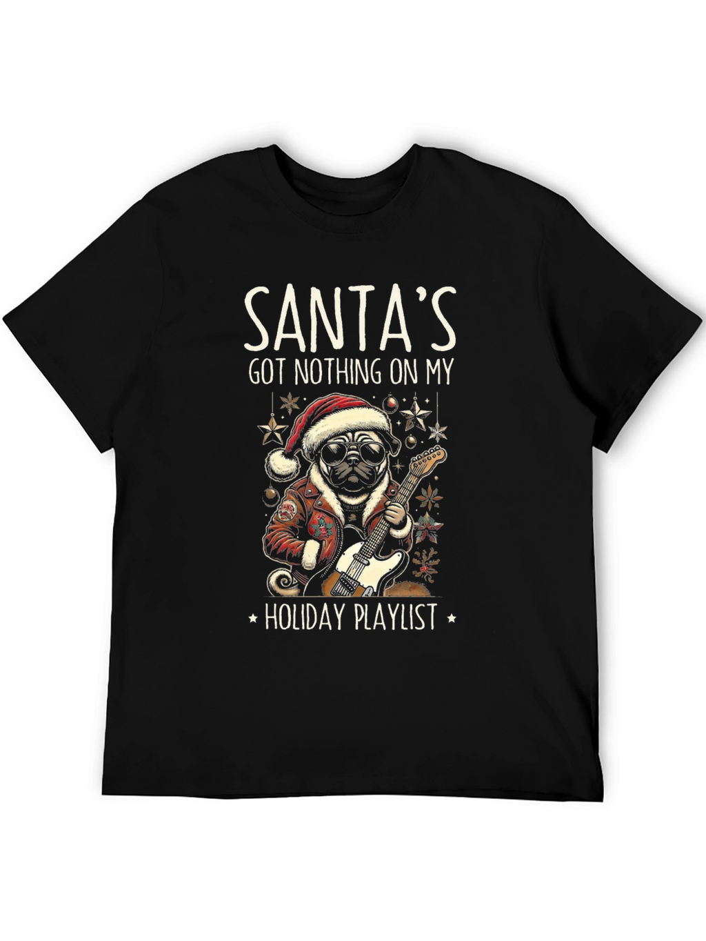 Santas Holiday Playlist T-Shirt
