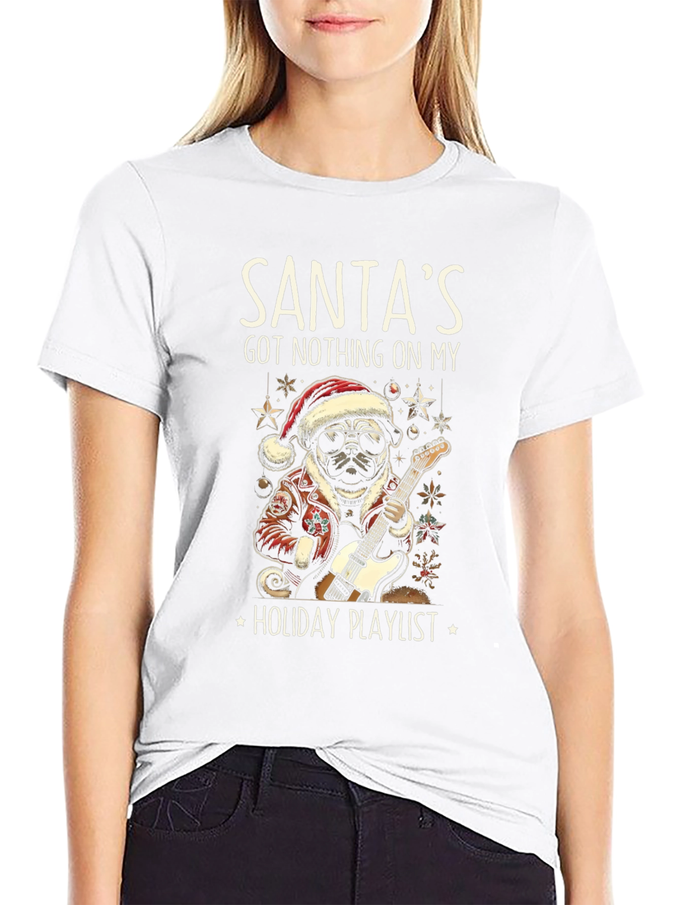 Santas Holiday Playlist T-Shirt